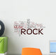 Rock and Roll - Music Wall Decal