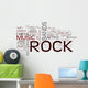 Rock and Roll - Music Wall Decal
