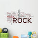 Rock and Roll - Music Wall Decal
