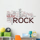 Rock and Roll - Music Wall Decal