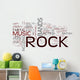 Rock and Roll - Music Wall Decal