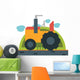 Iconic Yellow Tractor Wall Decal