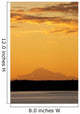 Mt Mckinley At Sunset As Seen From Anchorage Sc Alaska Wall Mural
