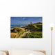 Lighthouse among Red Rocks Wall Decal