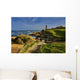 Lighthouse among Red Rocks Wall Decal