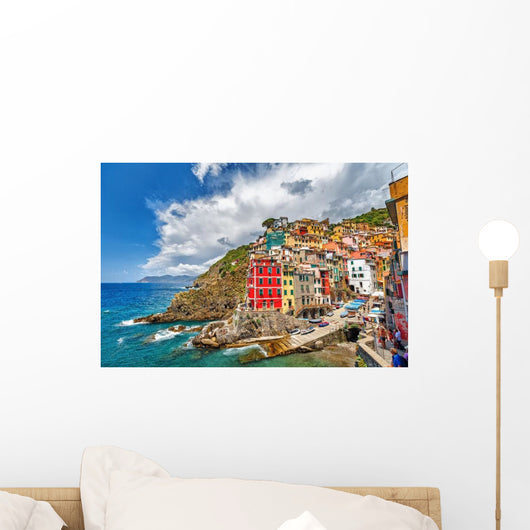 Riomaggiore Italy Ligurian Sea Wall Decal