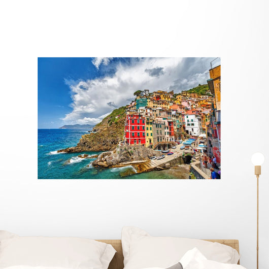 Riomaggiore Italy Ligurian Sea Wall Decal