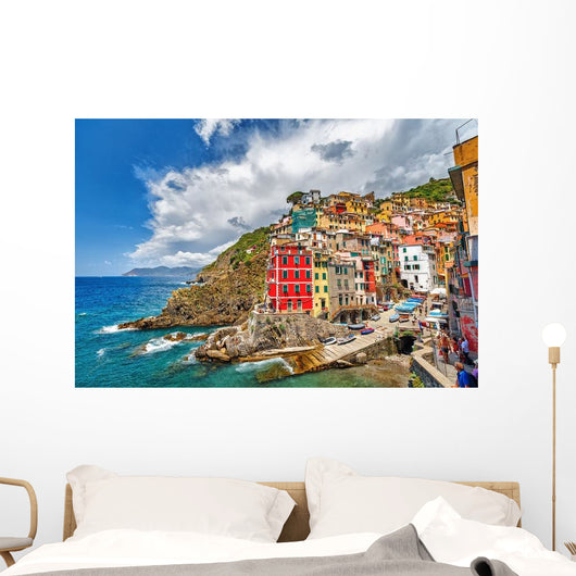 Riomaggiore Italy Ligurian Sea Wall Decal