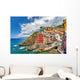 Riomaggiore Italy Ligurian Sea Wall Decal