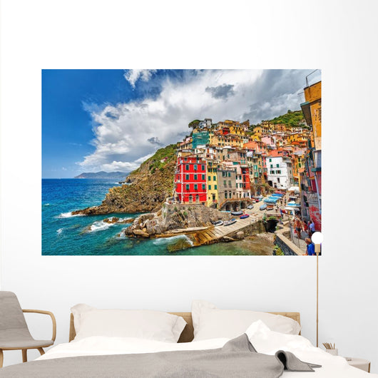 Riomaggiore Italy Ligurian Sea Wall Decal