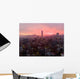 Beautiful Sunset Santiago Chile Wall Decal