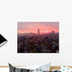 Beautiful Sunset Santiago Chile Wall Decal