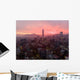 Beautiful Sunset Santiago Chile Wall Decal