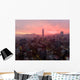 Beautiful Sunset Santiago Chile Wall Decal