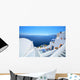 deep blue from santorini Wall Mural