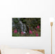 Fireweed In Bloom Near Waterfall Turnagain Pass Ak Kp Summer Wall Mural