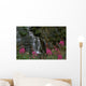 Fireweed In Bloom Near Waterfall Turnagain Pass Ak Kp Summer Wall Mural
