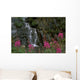 Fireweed In Bloom Near Waterfall Turnagain Pass Ak Kp Summer Wall Mural