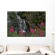 Fireweed In Bloom Near Waterfall Turnagain Pass Ak Kp Summer Wall Mural