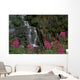 Fireweed In Bloom Near Waterfall Turnagain Pass Ak Kp Summer Wall Mural