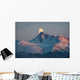 View Of Moon Rising Behind O'malley Peak Wall Mural