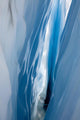 Interior View Of A Ice Crevasse Wall Mural