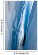Interior View Of A Ice Crevasse Wall Mural