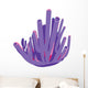Purple Tubular Coral Wall Decal