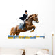 Young Girl Jumping with Wall Decal