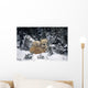 Polar Bear Mother & Cubs Cuddling Together Wall Mural