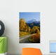 Fall Colors And Snowcapped Peaks Along The Palmer Creek Road Near Hope Wall Mural