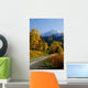 Fall Colors And Snowcapped Peaks Along The Palmer Creek Road Near Hope Wall Mural