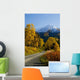 Fall Colors And Snowcapped Peaks Along The Palmer Creek Road Near Hope Wall Mural