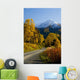 Fall Colors And Snowcapped Peaks Along The Palmer Creek Road Near Hope Wall Mural