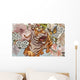 Tiger Butterfly Cherry Blossom Wall Decal