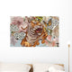 Tiger Butterfly Cherry Blossom Wall Decal