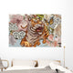 Tiger Butterfly Cherry Blossom Wall Decal