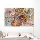 Tiger Butterfly Cherry Blossom Wall Decal