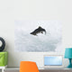 A Spawning Pink Salmon Jumps An Obstacle Wall Mural