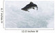 A Spawning Pink Salmon Jumps An Obstacle Wall Mural