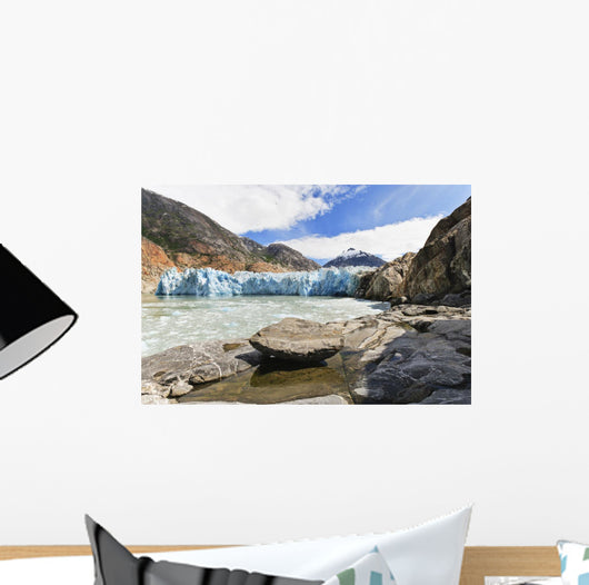 View Of Dawes Glacier From The Cliffs In Endicott Arm Wall Mural