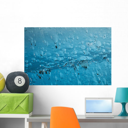 Close Up Of Air Bubbles In Iceberg Wall Mural