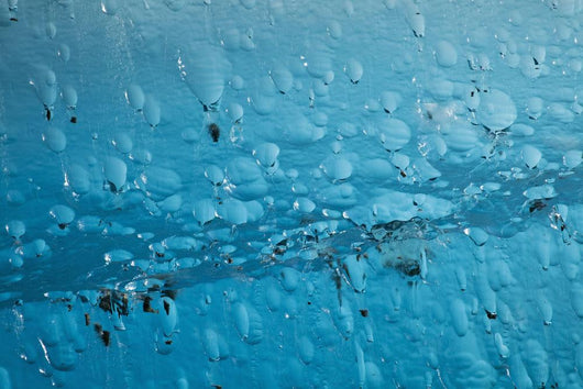 Close Up Of Air Bubbles In Iceberg Wall Mural