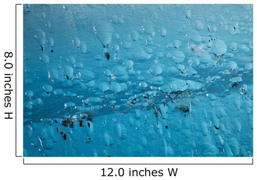 Close Up Of Air Bubbles In Iceberg Wall Mural