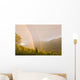 Sunset Double Rainbow Arching Wall Decal