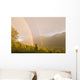 Sunset Double Rainbow Arching Wall Decal