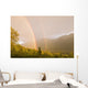 Sunset Double Rainbow Arching Wall Decal