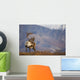 Bull Caribou On Autumn Tundra In Denali National Park, Interior Alaska Wall Mural