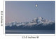 A Half Moon Over The Kenai Mountains And The Turnagain Arm At Dawn Wall Mural