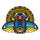 Egyptian Scarab Wall Decal